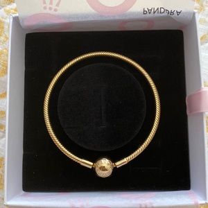 Pandora gold plated bracelet